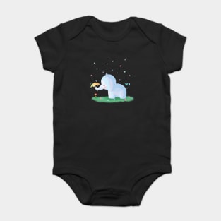 Cute elephant Baby Bodysuit